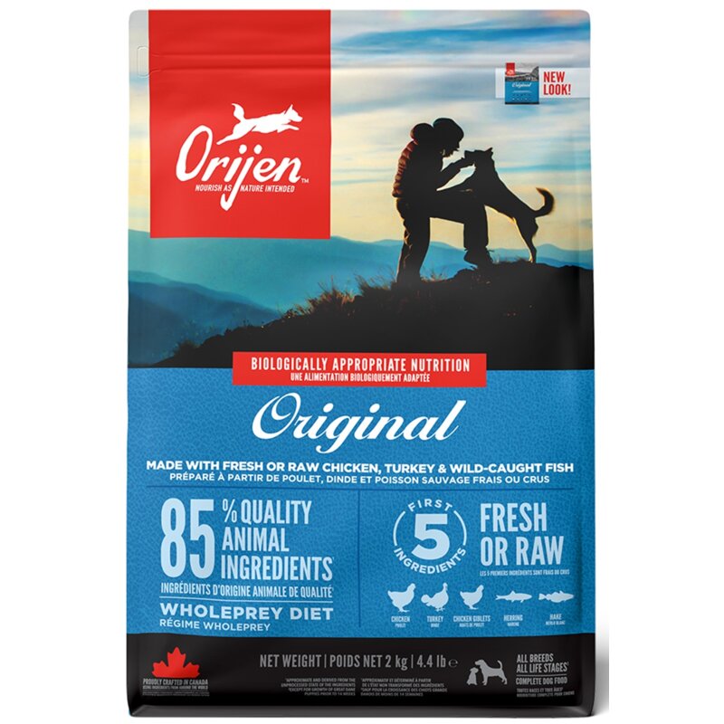 Karma dla psa ORIJEN Original Drób z rybą 2 kg