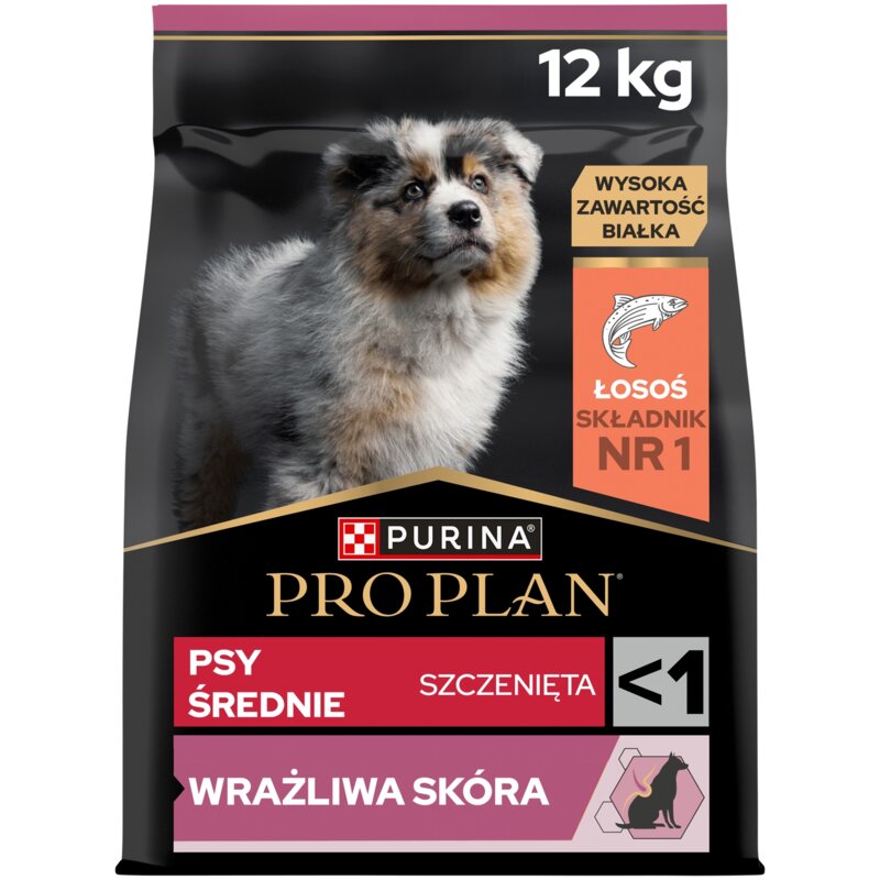 Purina Pro Plan Puppy Medium Salmon 12kg