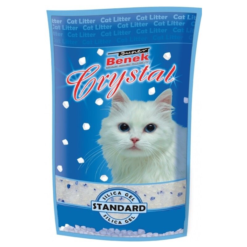 Żwirek dla kota SUPER BENEK Crystal Naturalny 7.6 L