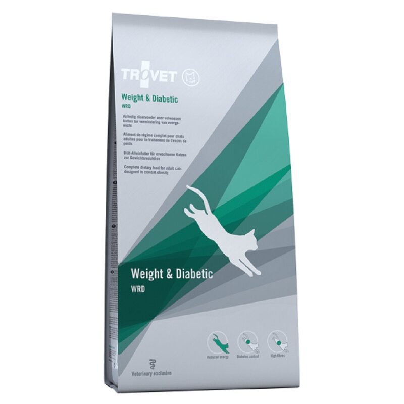 Karma dla kota TROVET Weight & Diabetic Kurczak 3 kg