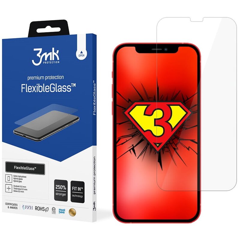 Szkło hybrydowe 3MK FlexibleGlass do Apple iPhone 12 Pro Max