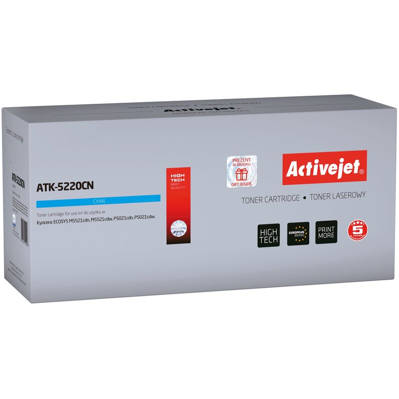 ActiveJet ATK-5220CN (zamiennik TK-5220C) Błękitny