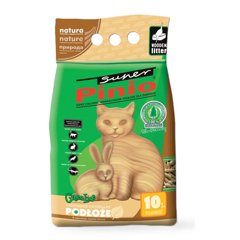 Żwirek dla kota SUPER PINIO 10760 10 L