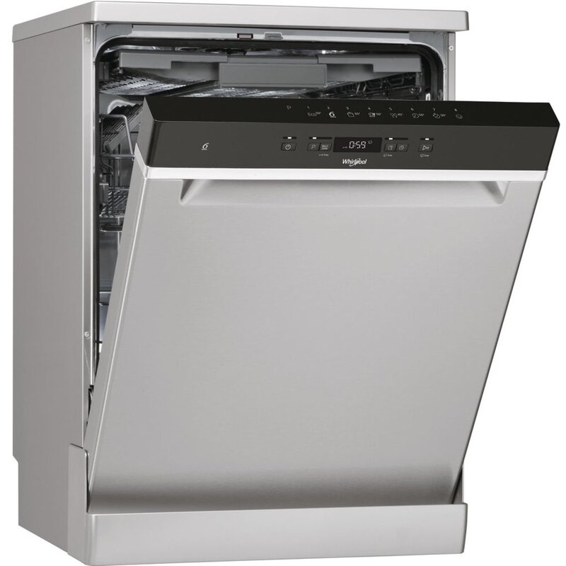 Zmywarka WHIRLPOOL WFC 3C33 F X Technologia 6.Zmysł Autootwieranie drzwi 60cm