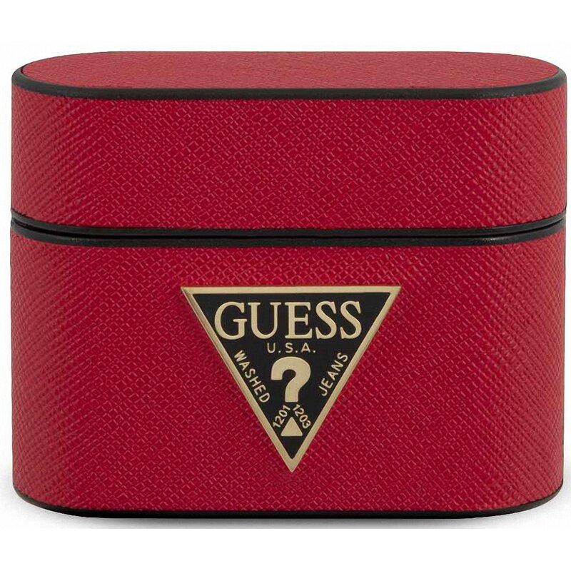 Etui na słuchawki GUESS Saffiano Czerwony