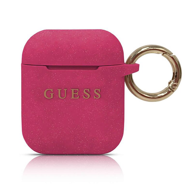 Etui na słuchawki GUESS Silicone do Apple AirPods Fuksja