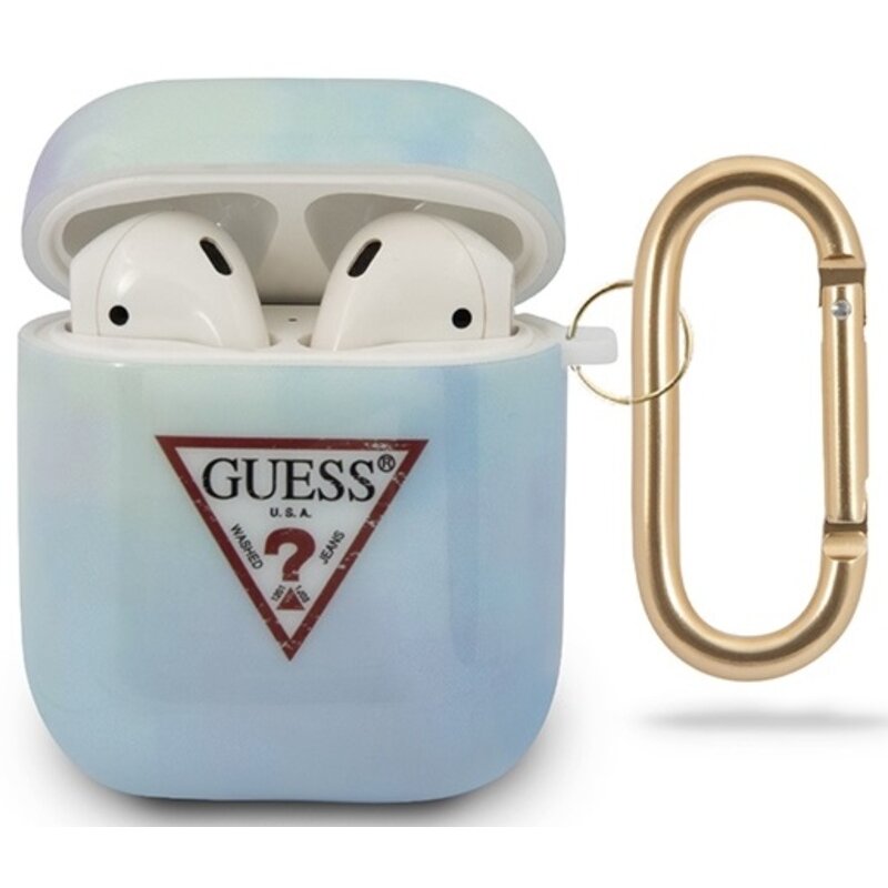 Guess GUACA2TPUMCGC02 Tie & Dye Collection AirPods Niebieski
