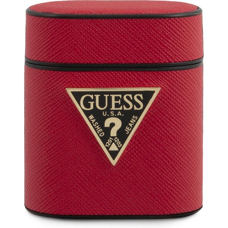 Etui na słuchawki GUESS Saffiano Czerwony