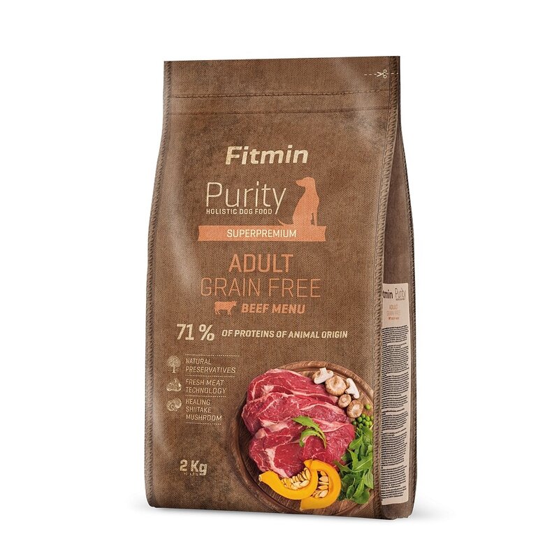 Karma dla psa FITMIN Purity Wołowina 2 kg