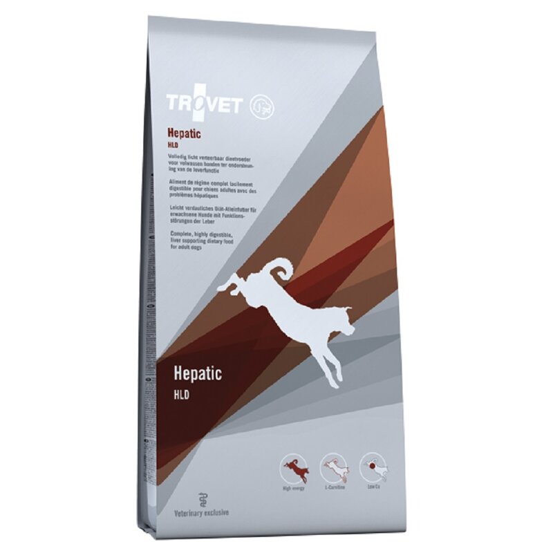 Karma dla psa TROVET Hepatic HLD z kurczakiem 12.5 kg