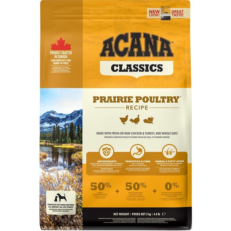 Karma dla psa ACANA Classics Prairie Poultry Dog Kurczak 2 kg