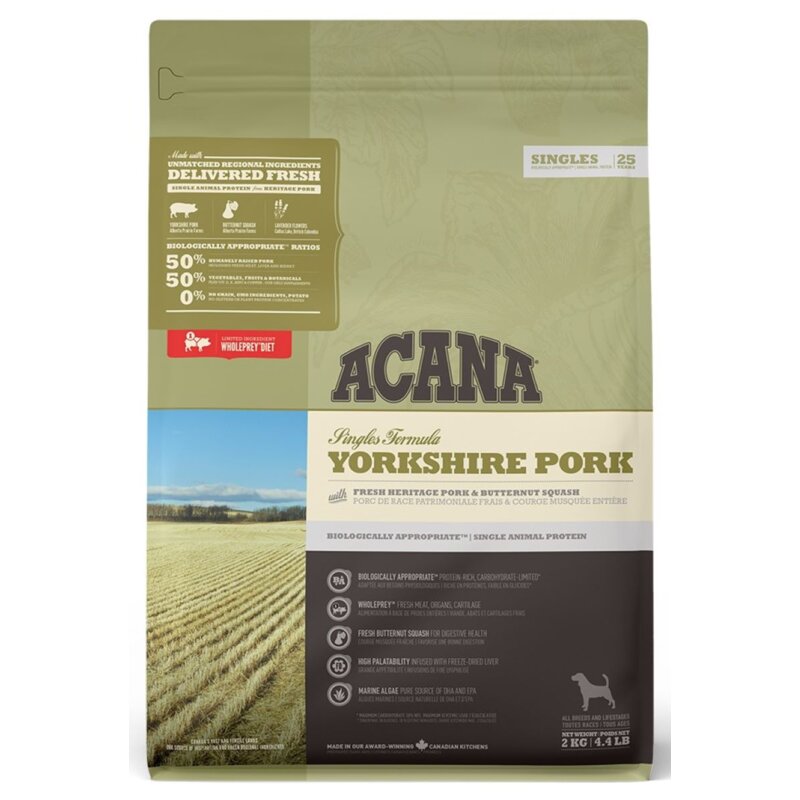Karma dla psa ACANA Yorkshire Pork 2 kg