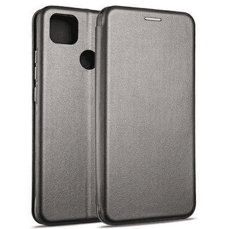 Etui BOOK MAGNETIC do Xiaomi Redmi 9C Stalowy