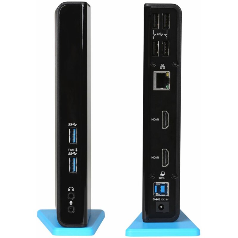 Stacja dokująca I-TEC U3DUALHDMIDOCK USB Typu B, Aktywna