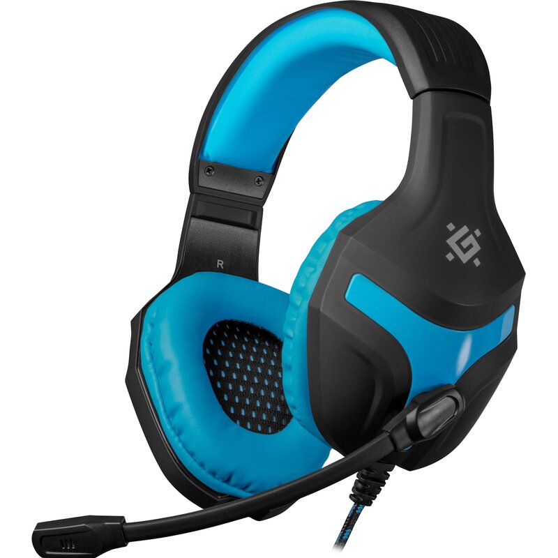 Słuchawki DEFENDER Scrapper 500 Nauszne, ANC Czarno-niebieski