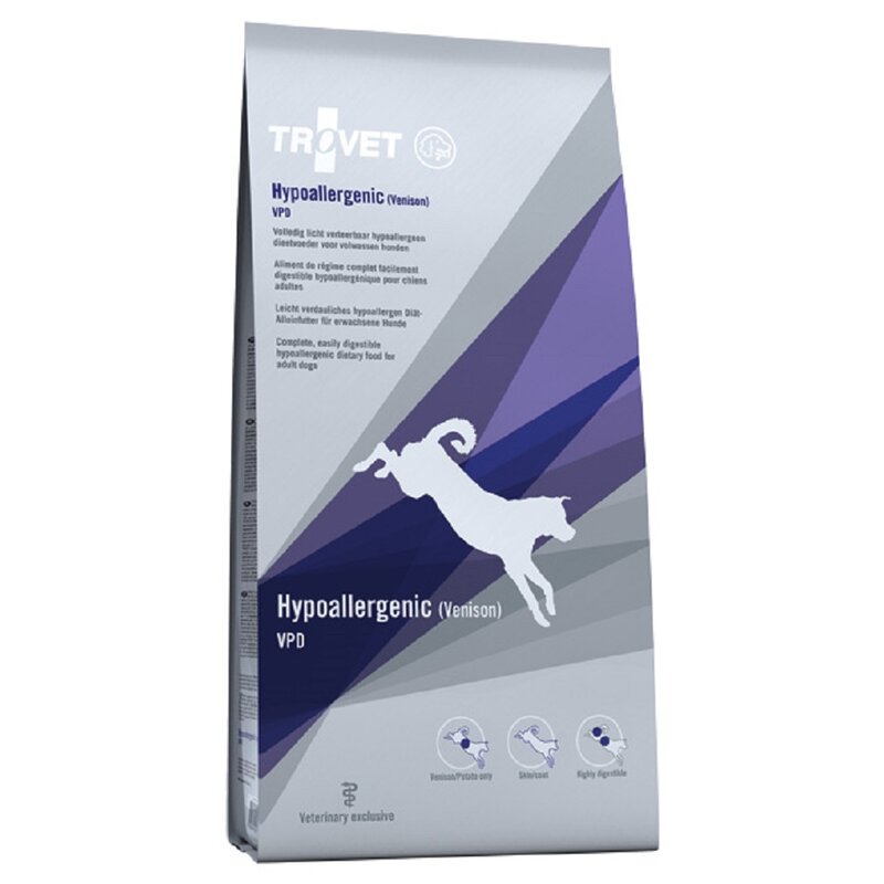 Karma dla psa TROVET Hypoallergenic Venison VPD Dziczyzna 10 kg