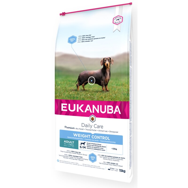 Karma dla psa EUKANUBA Adult Medium Weight Control Kurczak 15 kg