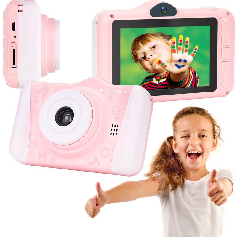 AgfaPhoto Reali Kids Cam 2 Różowy