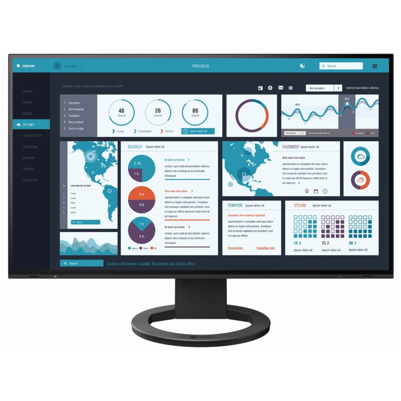 Monitor EIZO FlexScan EV2495-BK 24.1