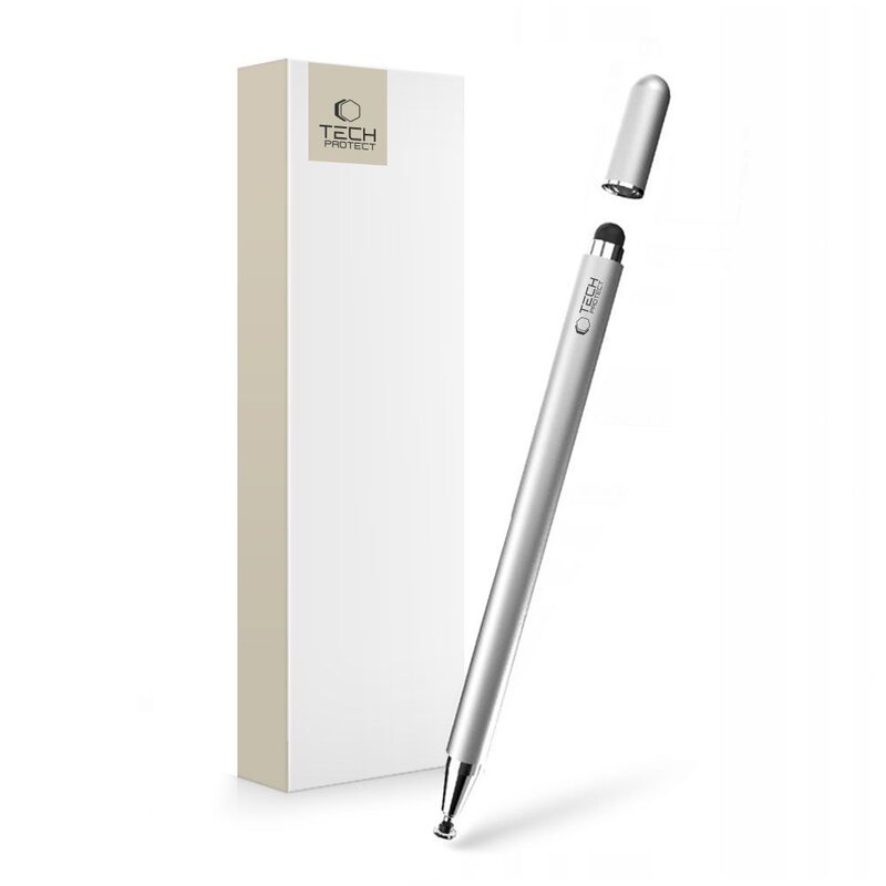 Rysik TECH-PROTECT Magnet Stylus Pen Srebrny