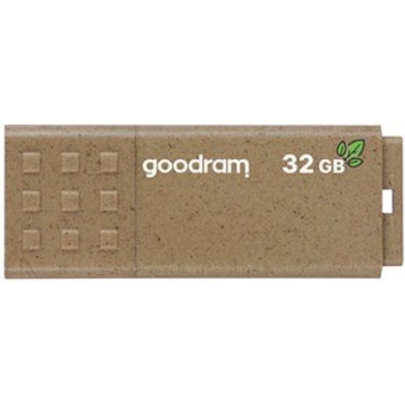 Pendrive GOODRAM UME3 Eco Friendly 32GB, USB 3.2 Gen. 1 (USB 3.0), Odczyt 60 Mb/s, Zapis 20 Mb/s Brązowy