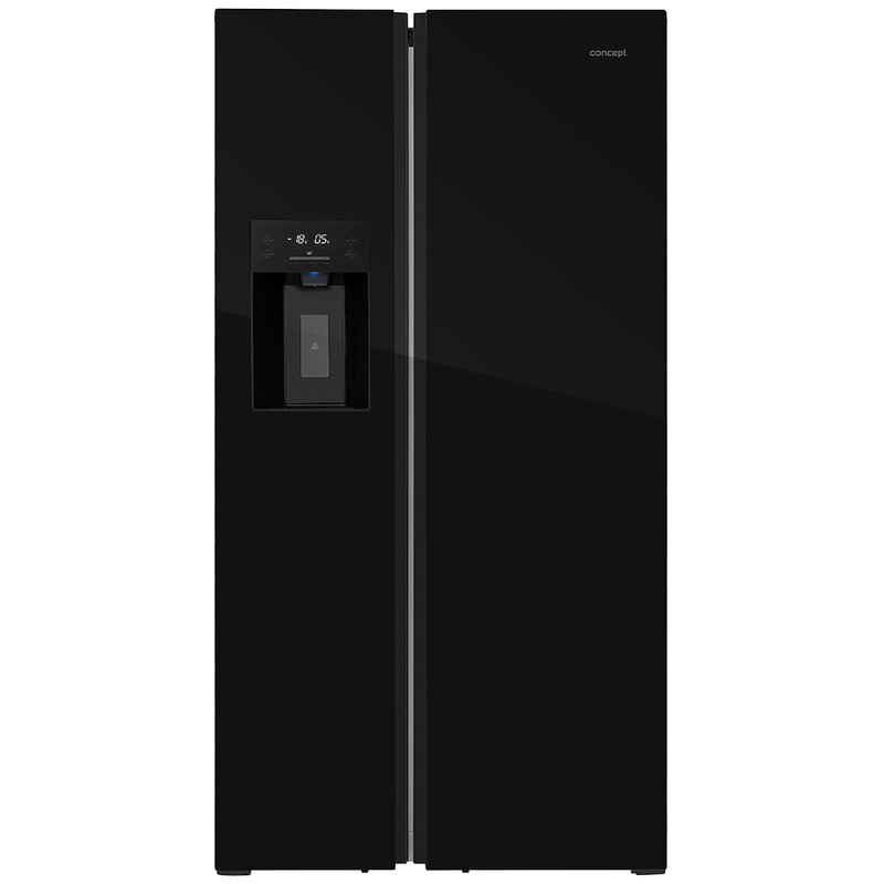 Lodówka CONCEPT LA7691bc Side by Side No frost 178cm Czarna