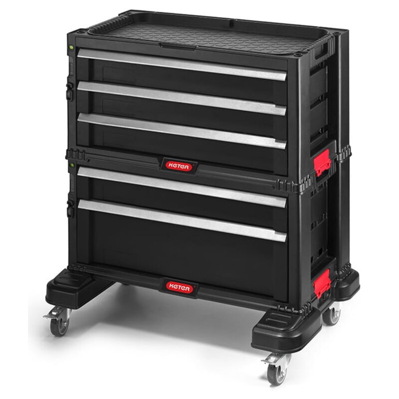 Zestaw regał 5 szuflad KETER Tool Chest