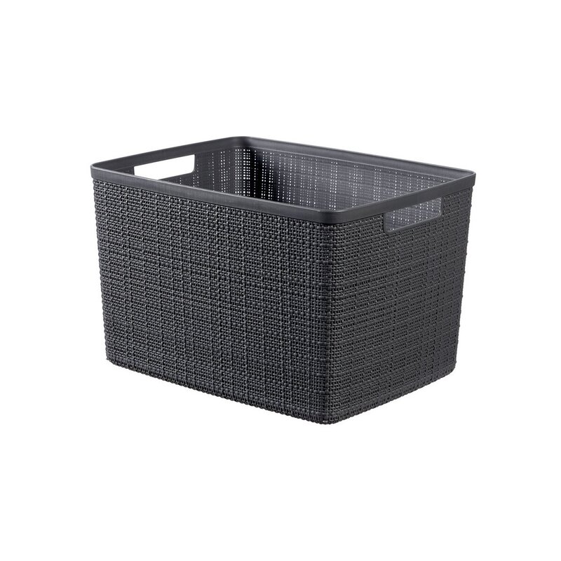 Koszyk CURVER Jute L 245716 Ciemnoszary