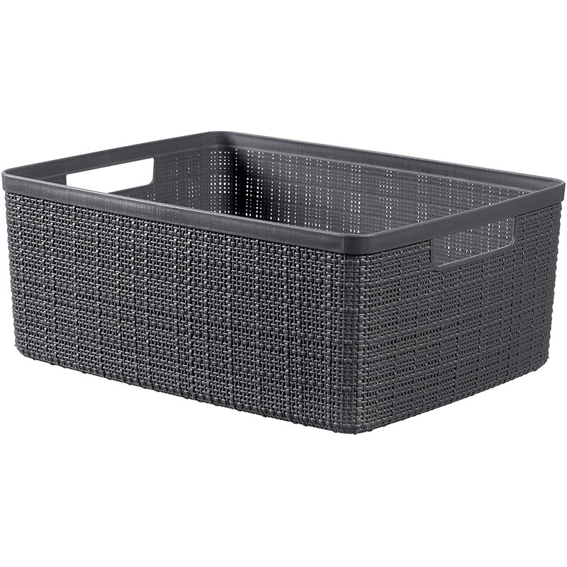 Koszyk CURVER Jute M 245713 Ciemnoszary