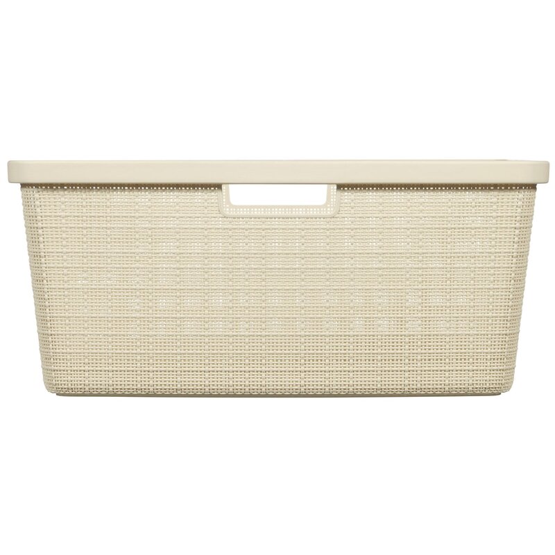 Kosz na pranie CURVER Jute 245980 46L Kremowy