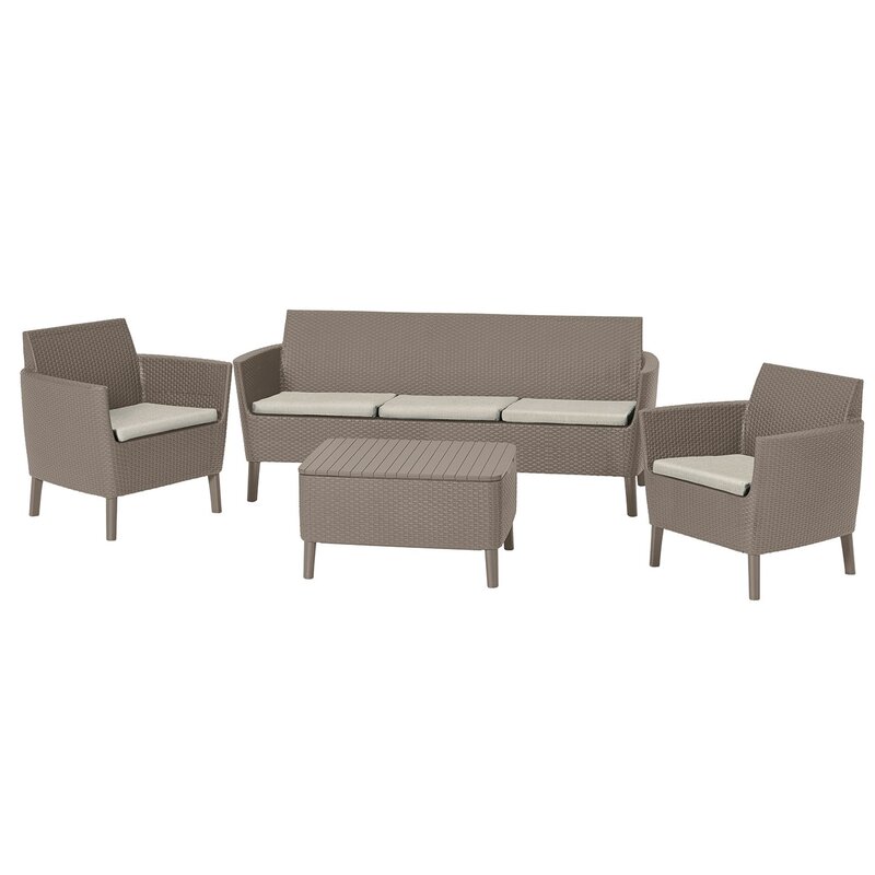 Zestaw mebli ogrodowych KETER Salemo 238589 Cappuccino