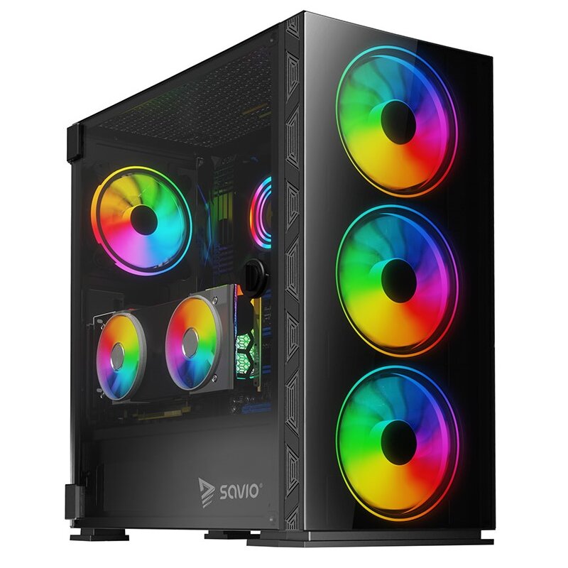 SAVIO OBUDOWA PC PRIME X1 ARGB GLASS SAVGC-PRIMEX1