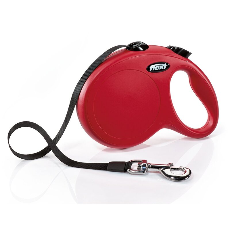 Smycz FLEXI New Classic L (5 m - 50 kg) Czerwony