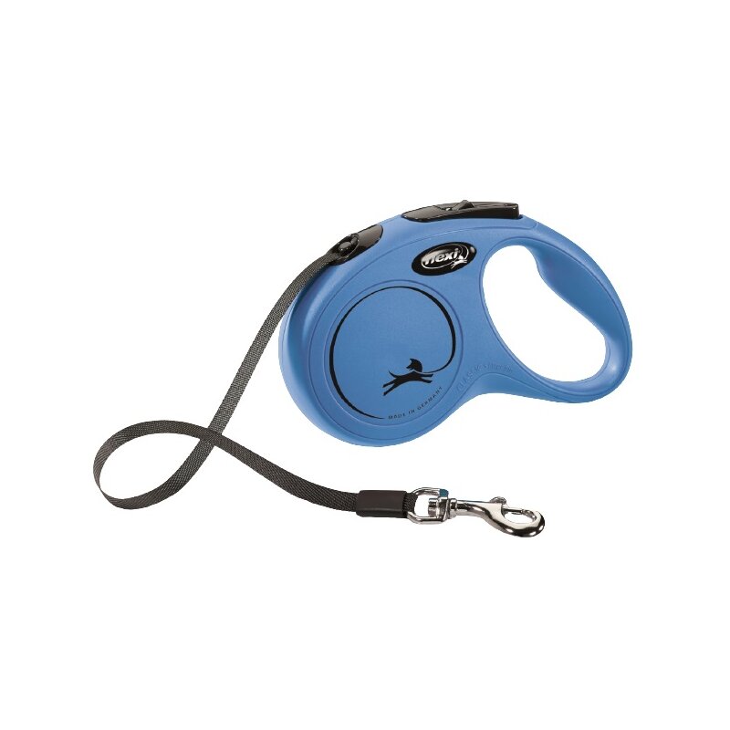 Smycz FLEXI New Classic S (5 m - 15 kg) Niebieski