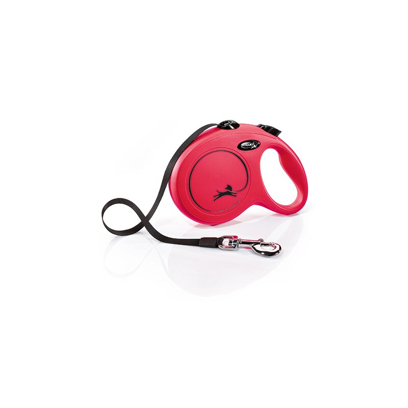 Smycz FLEXI New Classic S (5 m - 15 kg) Czerwony