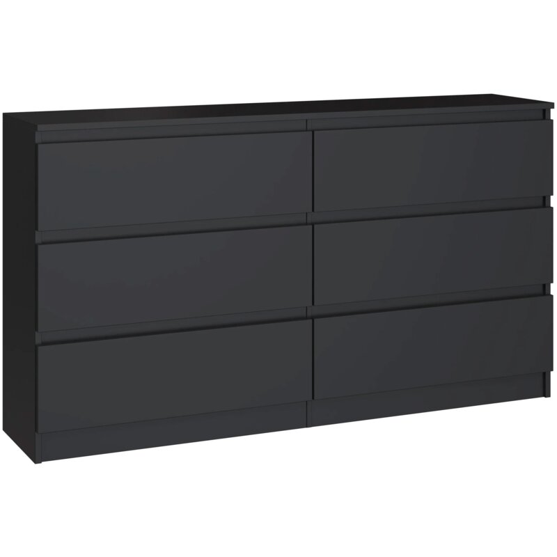 Komoda TOP E SHOP Malwa M6 140 cm Czarny