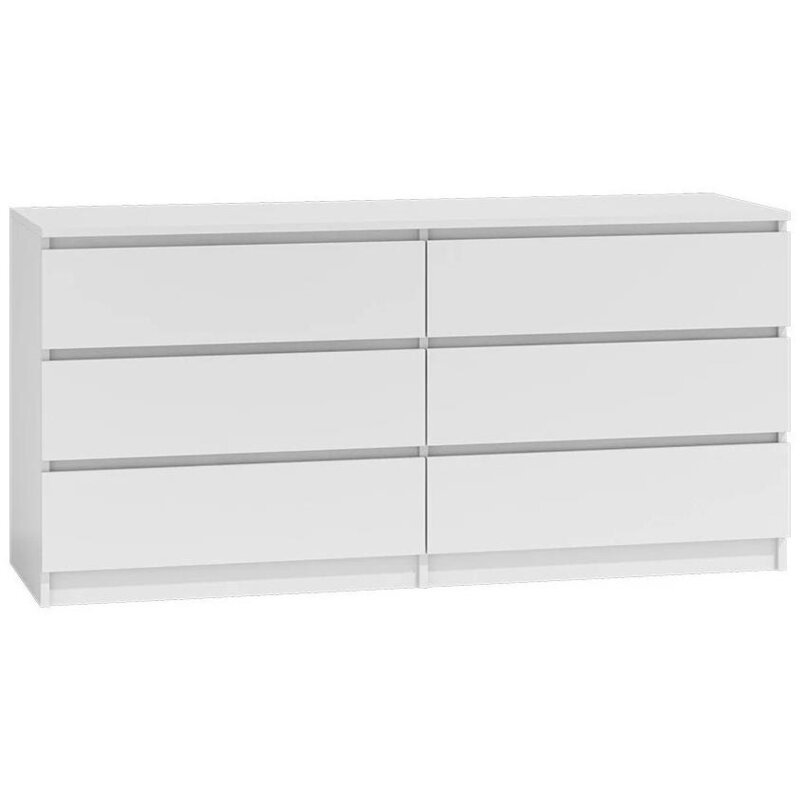 Komoda TOP E SHOP Malwa M6 140 cm Biały
