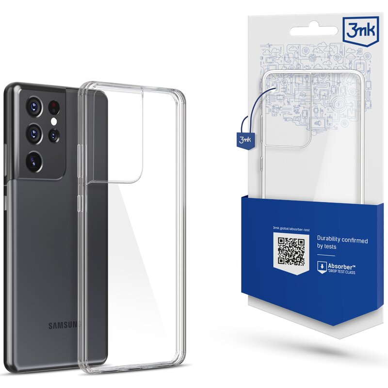 Etui 3MK Clear Case do Samsung Galaxy S21 Ultra Przezroczysty