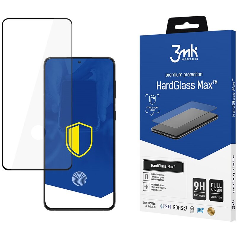 Szkło hartowane 3MK HardGlass Max do Samsung Galaxy S21+