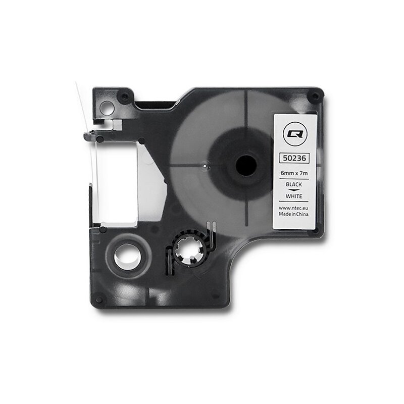 Taśma QOLTEC do Dymo D1 43613 6 mm x 7 m Biały