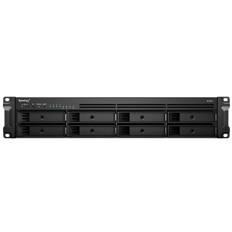 Synology Serwer NAS RS1221+ 8x0HDD 2,2Ghz 4x1GbE 2xUSB3.0 1xeSATA