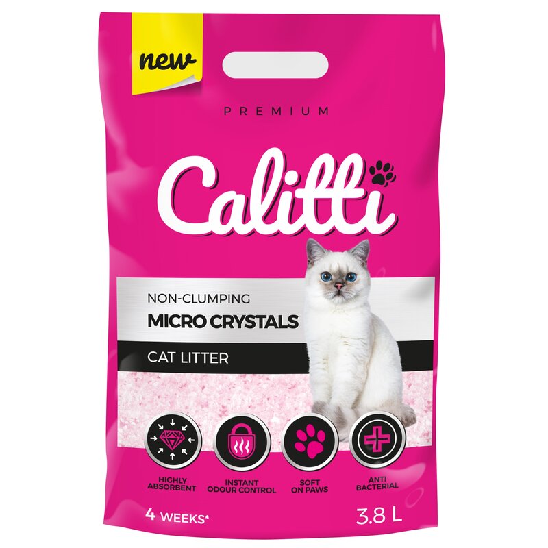 Żwirek dla kota CALITTI Micro Crystals 3.8 L