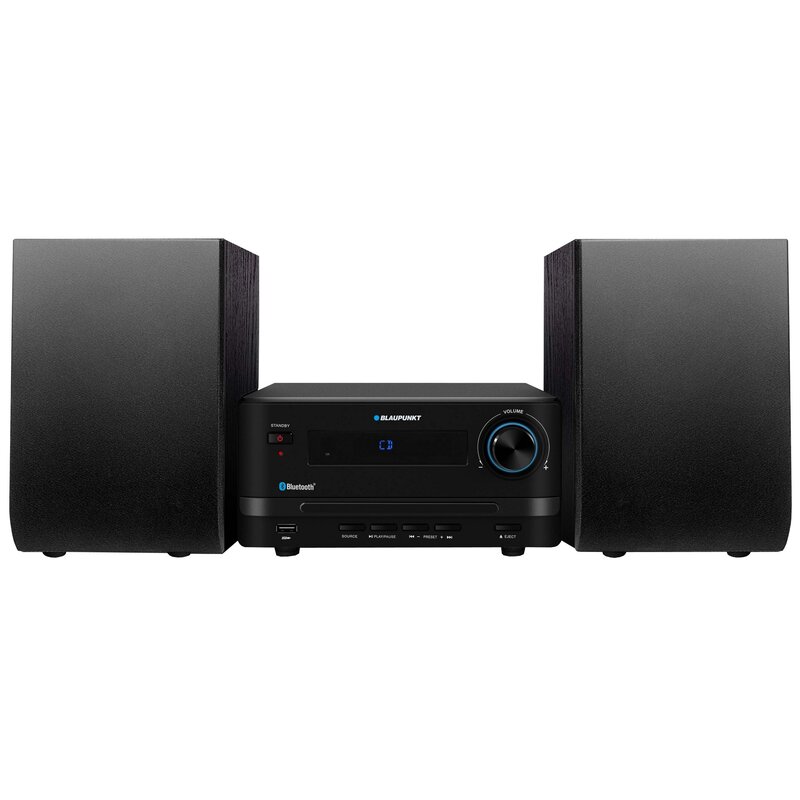 Blaupunkt MS14BT 15W Bluetooth Radio FM Czarny