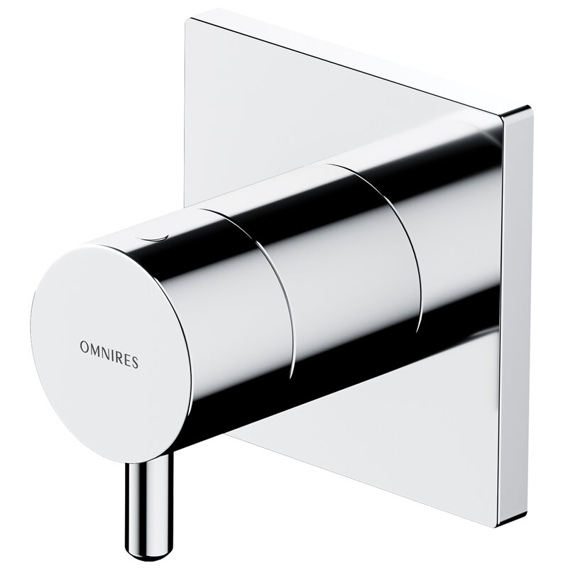 Przełącznik podtynkowy OMNIRES Y Y1263/KCR Chrom
