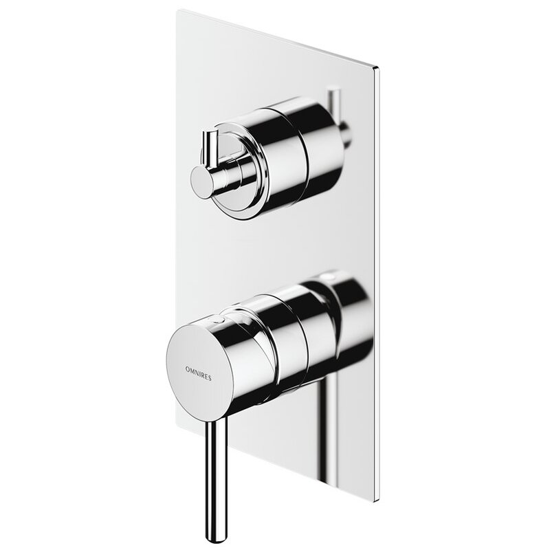 Bateria wannowa podtynkowa OMNIRES Y Y1237 KCR Chrom