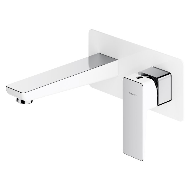 Bateria podtynkowa OMNIRES Parma PM7415CRB Chrom & Biały połysk