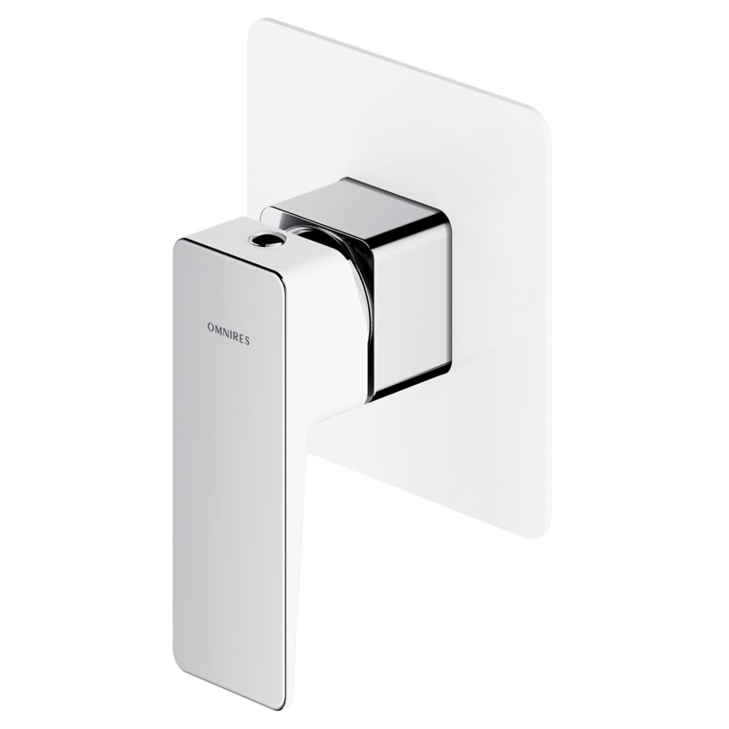 Bateria prysznicowa OMNIRES Parma PM7445CRB Chrom/Biały połysk