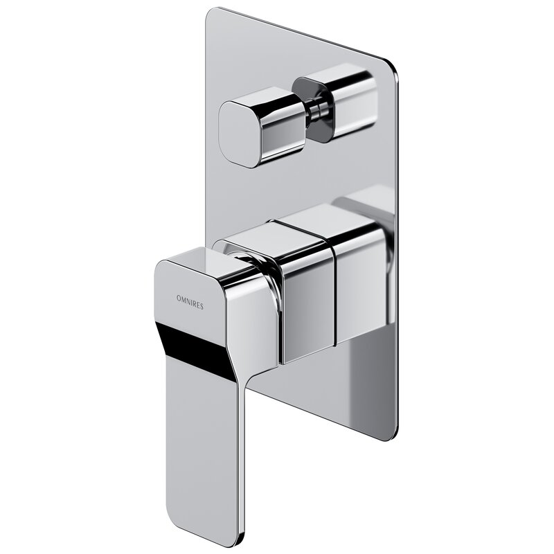 Bateria wannowa podtynkowa OMNIRES Slide SL7735CR Chrom