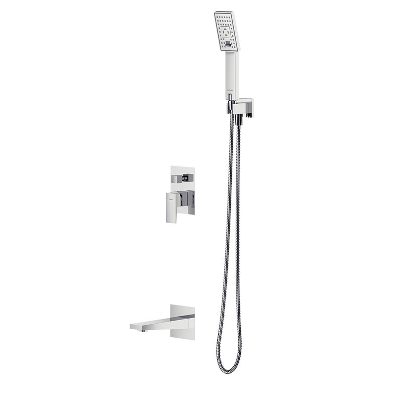 Zestaw wannowy podtynkowy OMNIRES Fresh SYSFRW01CR Chrom