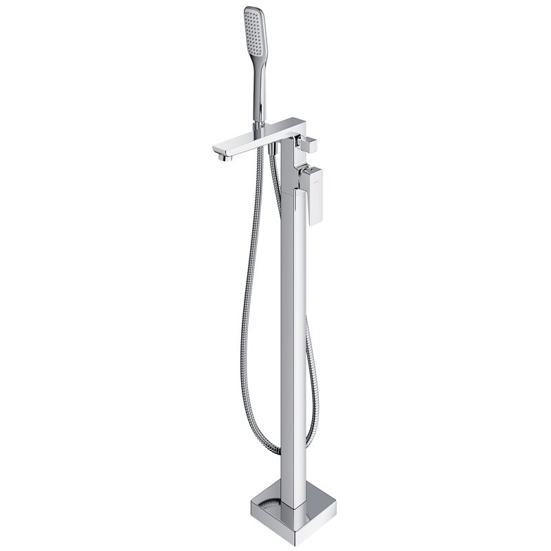 Bateria wannowa stojąca OMNIRES Parma PM7433CRB Biały-chrom